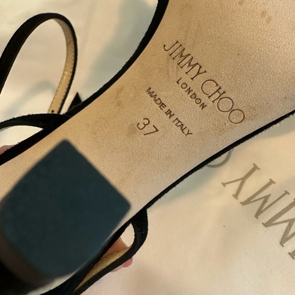 Jimmy Choo black/Crystal (Thyra 100)- size 37 - Picture 3 of 5